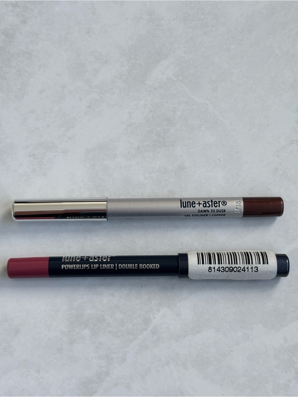 New Lune+Aster Gel Eyeliner and lip liner Pencil Samples